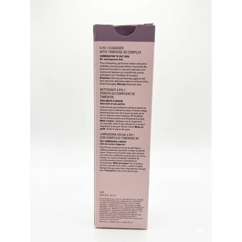 Mary Kay TimeWise 4-in-1 Cleanser Combination to Oily Skin 4.5 oz 127g NIB